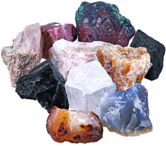 Çeşitli değerli taşlar