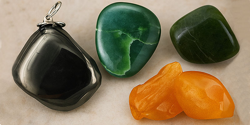 Takı yapımında kullanılan bazı değerli taşlar