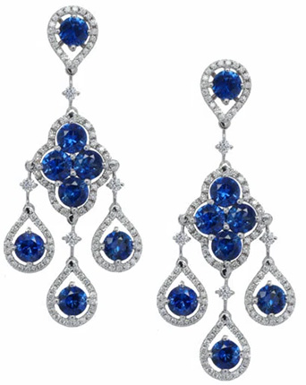 safir taşı küpeleri