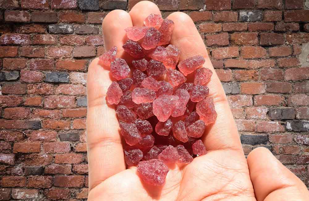 Kırık Çilek Kuvars Parçacıkları